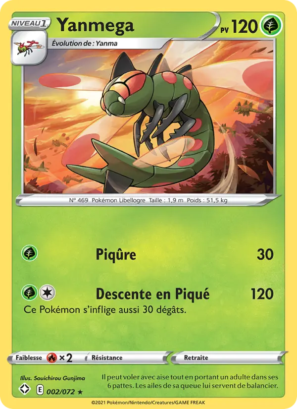Carte Pokémon Yanmega 2