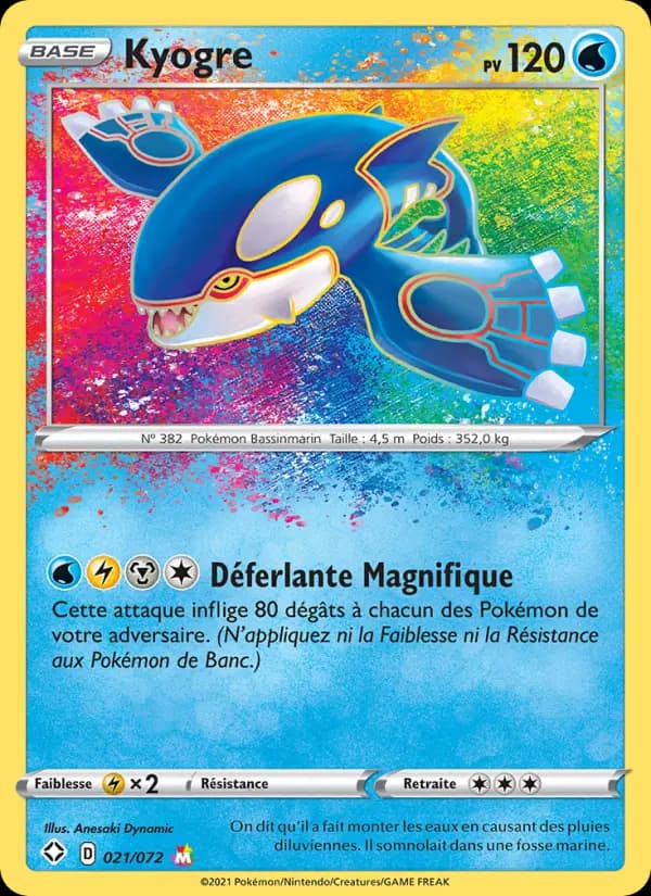 Carte Pokémon Kyogre 21