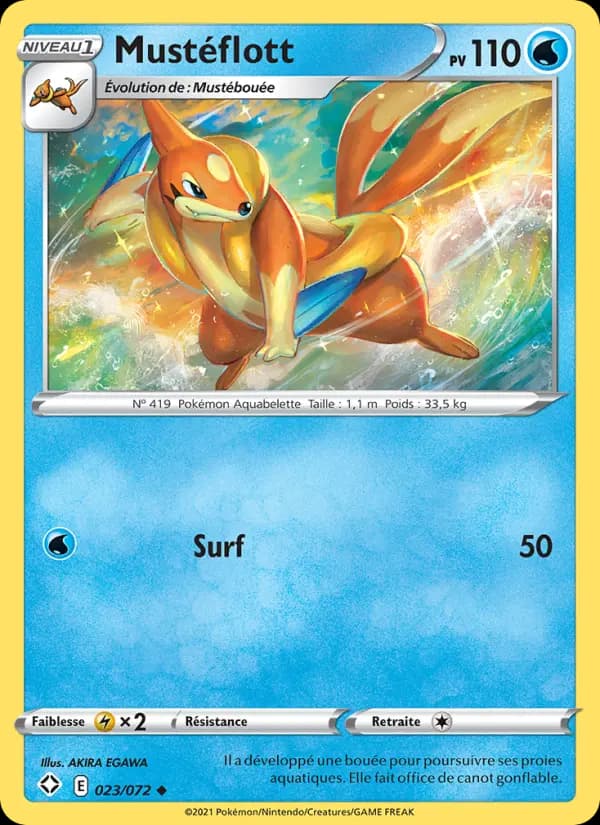 Carte Pokémon Mustéflott 23