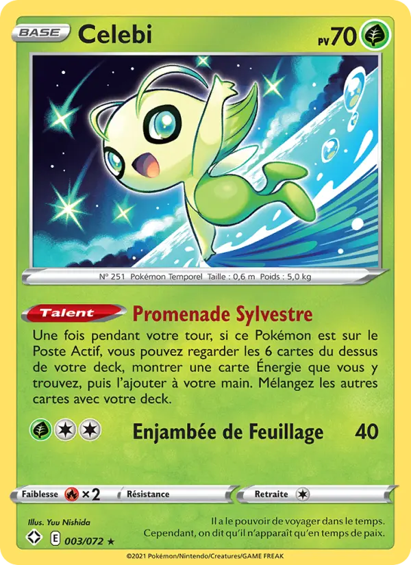 Carte Pokémon Celebi 3