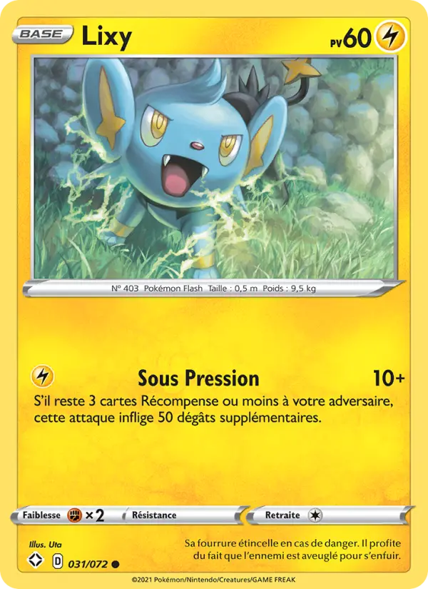 Carte Pokémon Lixy 31