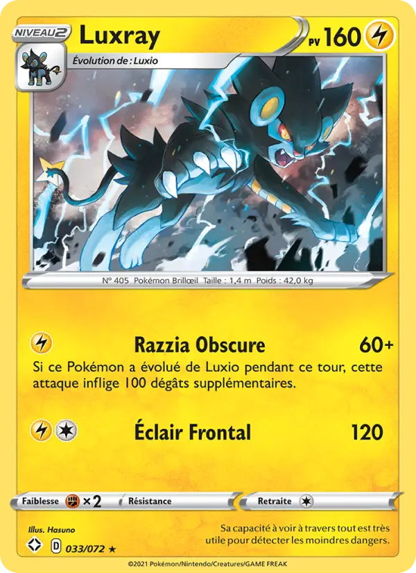 Carte Pokémon Luxray 33