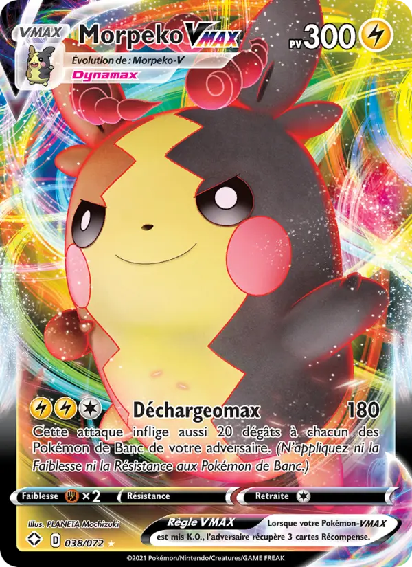 Carte Pokémon Morpeko VMAX 38