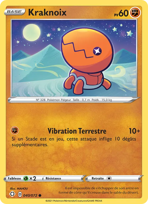 Carte Pokémon Kraknoix 40