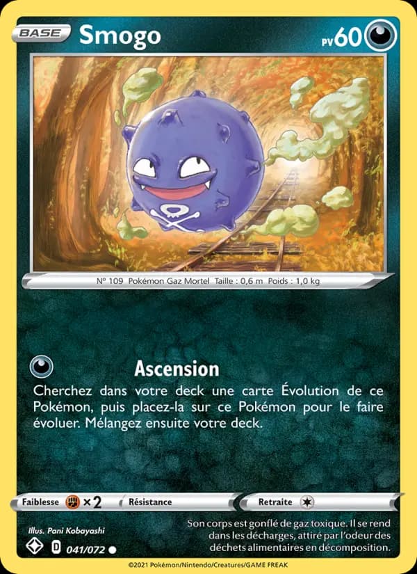 Carte Pokémon Smogo 41