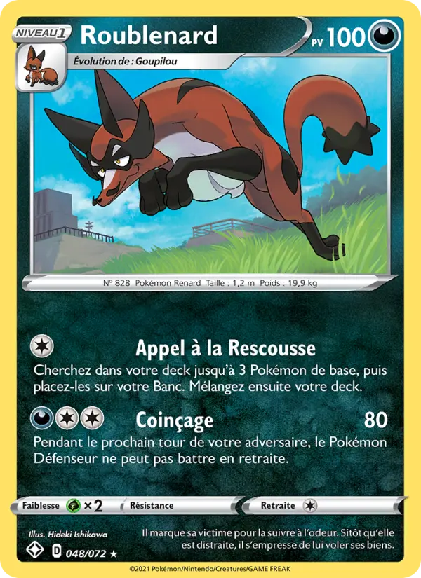 Carte Pokémon Roublenard 48