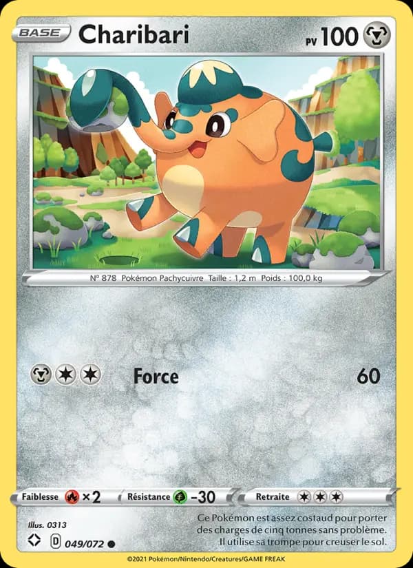 Carte Pokémon Charibari 49