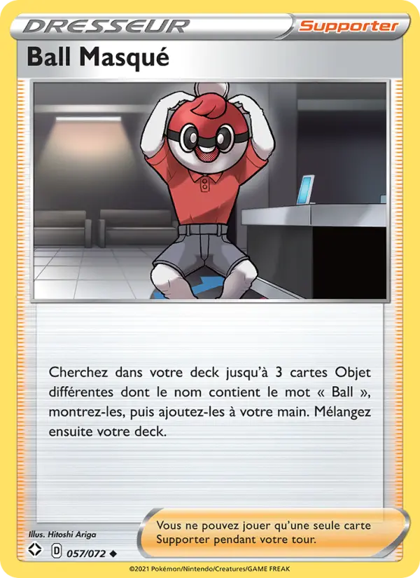 Carte Pokémon Ball Masqué 57