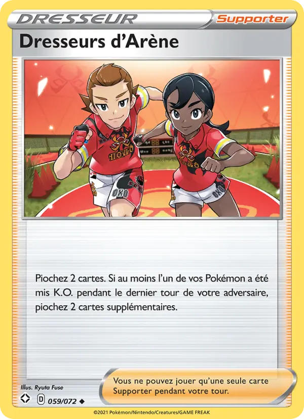 Carte Pokémon Dresseurs d'Arène 59