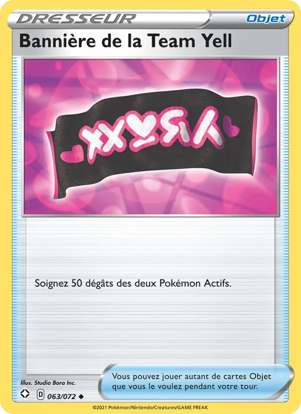 Carte Pokémon Bannière de la Team Yell 63