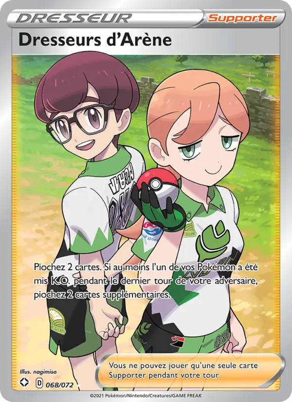 Carte Pokémon Dresseurs d'Arène 68