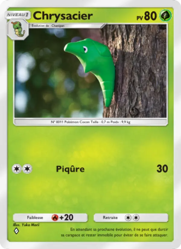 Carte Pokémon Chrysacier 006