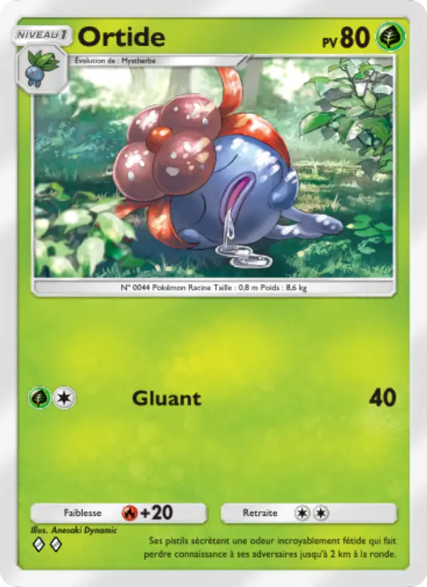 Carte Pokémon Ortide 012