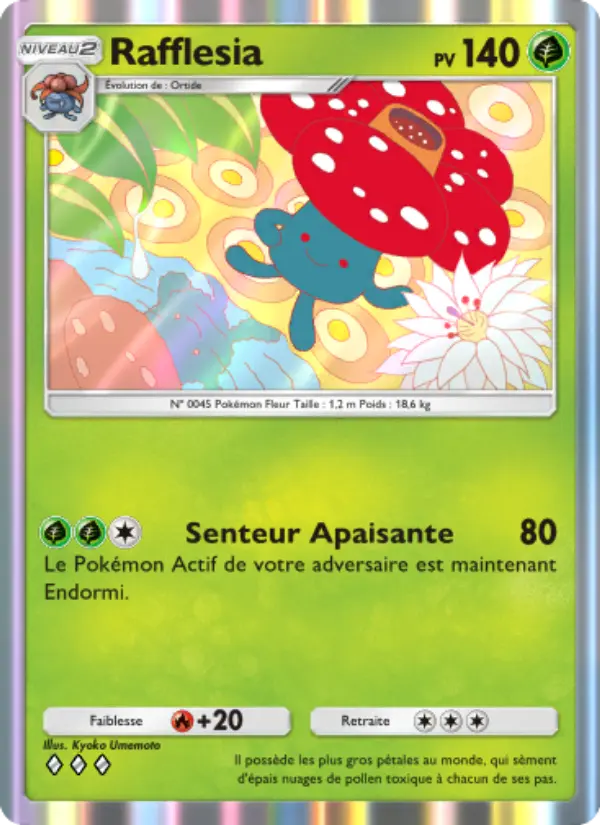 Carte Pokémon Rafflesia 013
