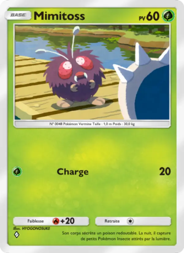 Carte Pokémon Mimitoss 016