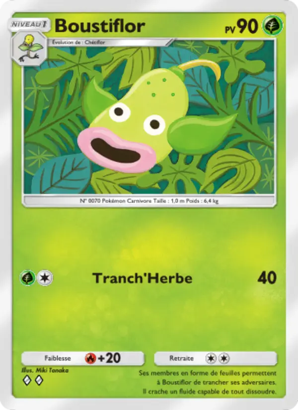Carte Pokémon Boustiflor 019