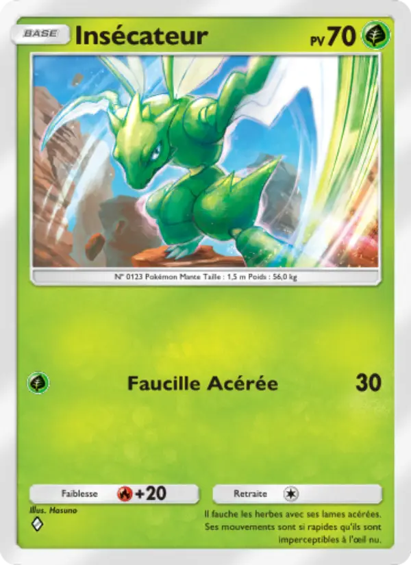 Carte Pokémon Insécateur 025