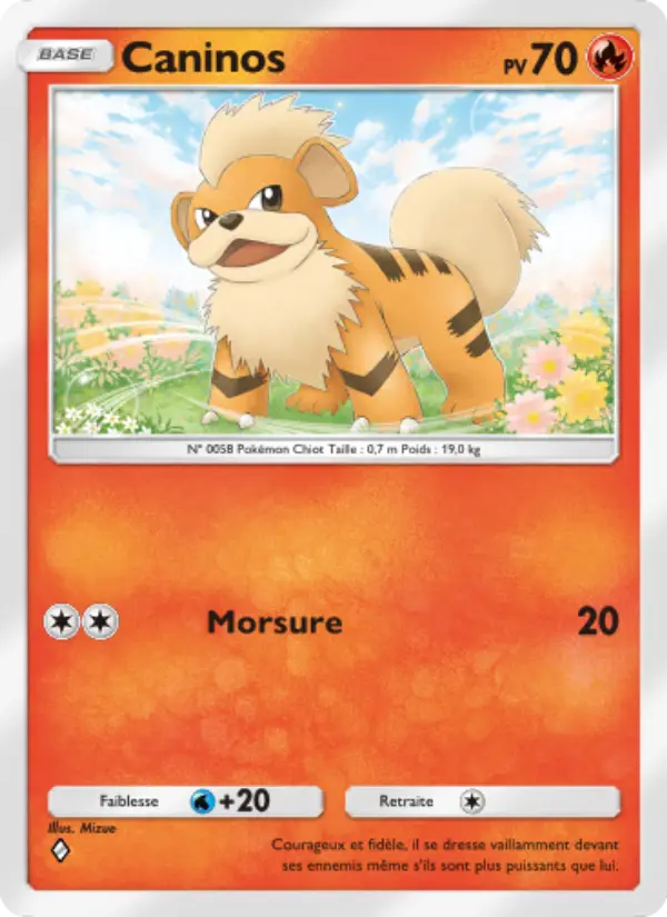Carte Pokémon Caninos 039