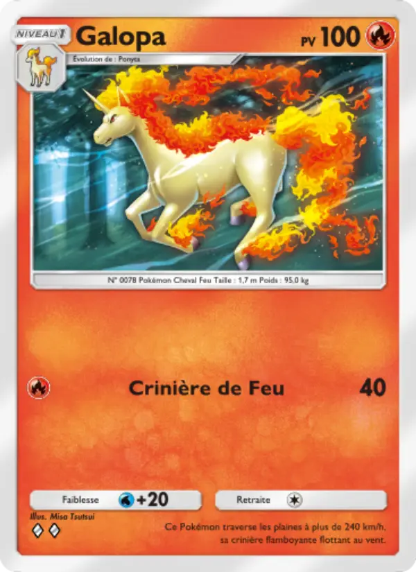Carte Pokémon Galopa 043