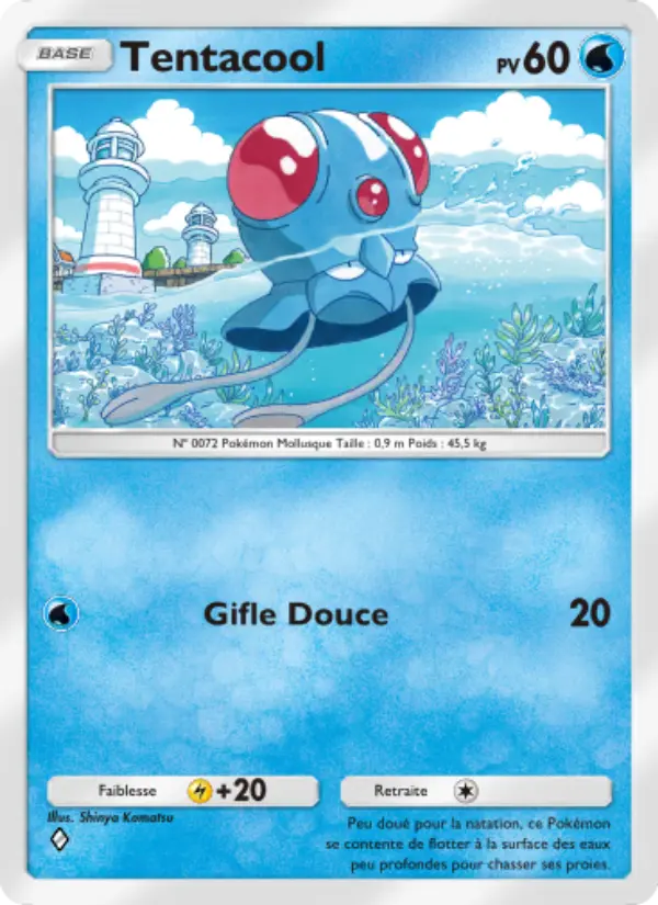 Carte Pokémon Tentacool 062