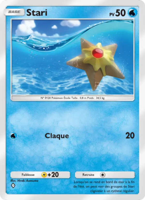 Carte Pokémon Stari 074