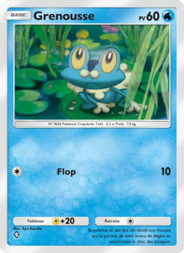 Carte Pokémon Grenousse 087