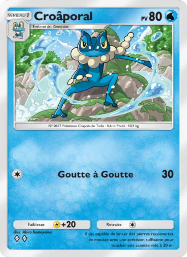 Carte Pokémon Croâporal 088
