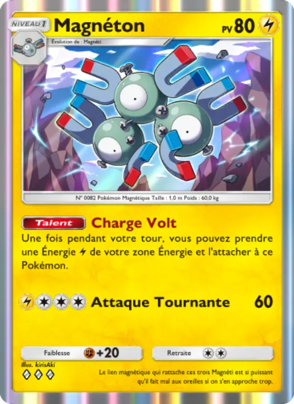 Carte Pokémon Magnéton 098