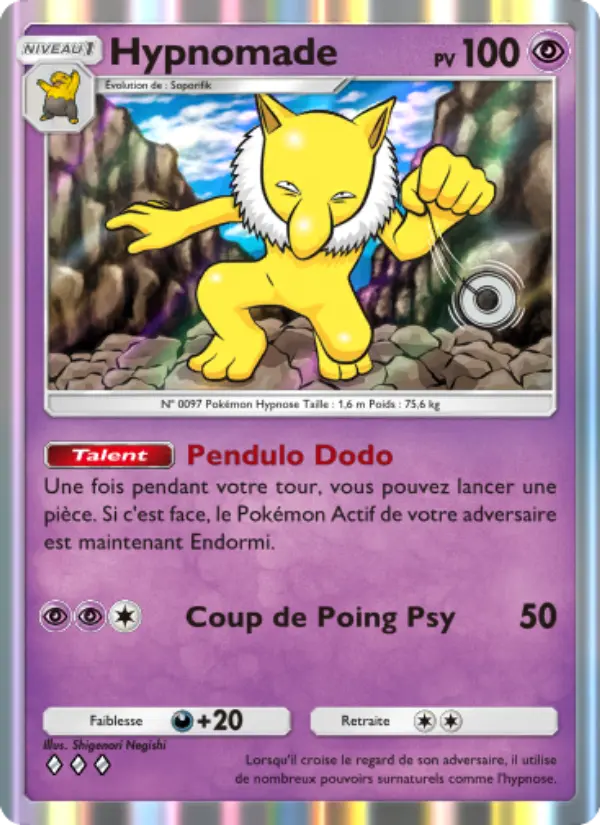 Carte Pokémon Hypnomade 125