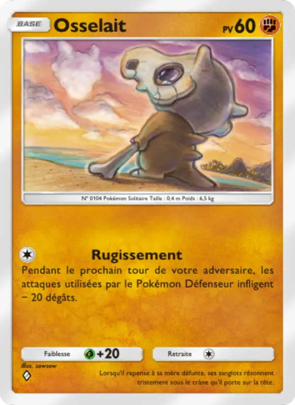 Carte Pokémon Osselait 151