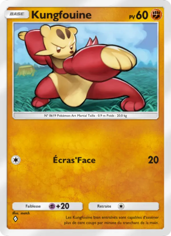 Carte Pokémon Kungfouine 160