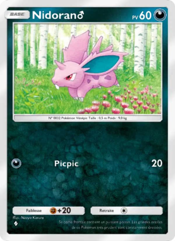 Carte Pokémon Nidoran♂ 169