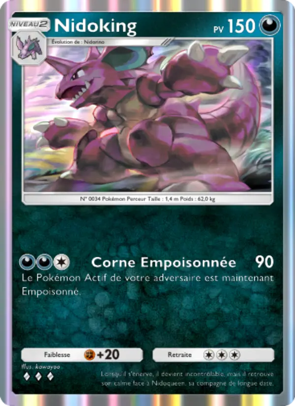 Carte Pokémon Nidoking 171