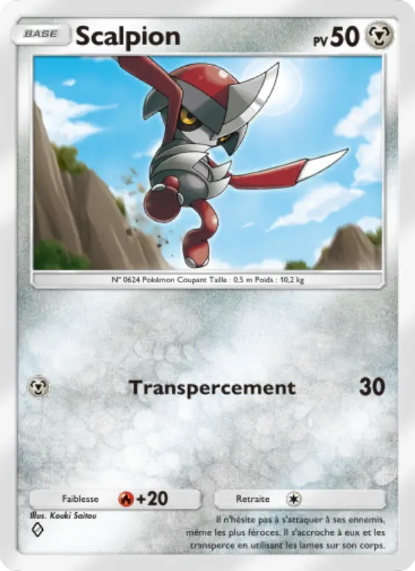 Carte Pokémon Scalpion 179