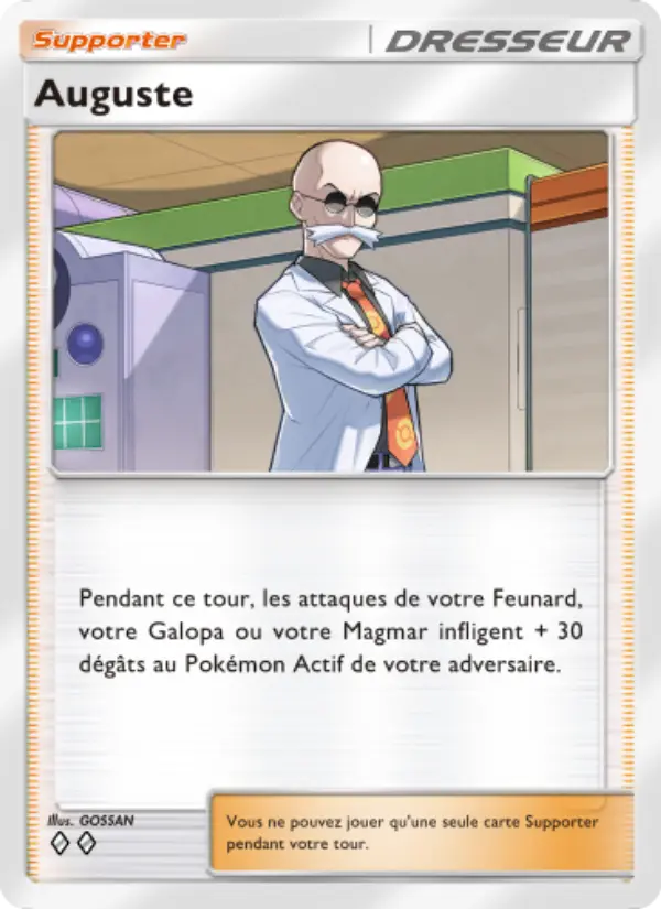 Carte Pokémon Auguste 221