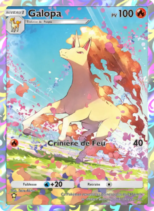 Carte Pokémon Galopa 231