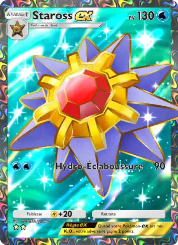Carte Pokémon Staross-ex 257