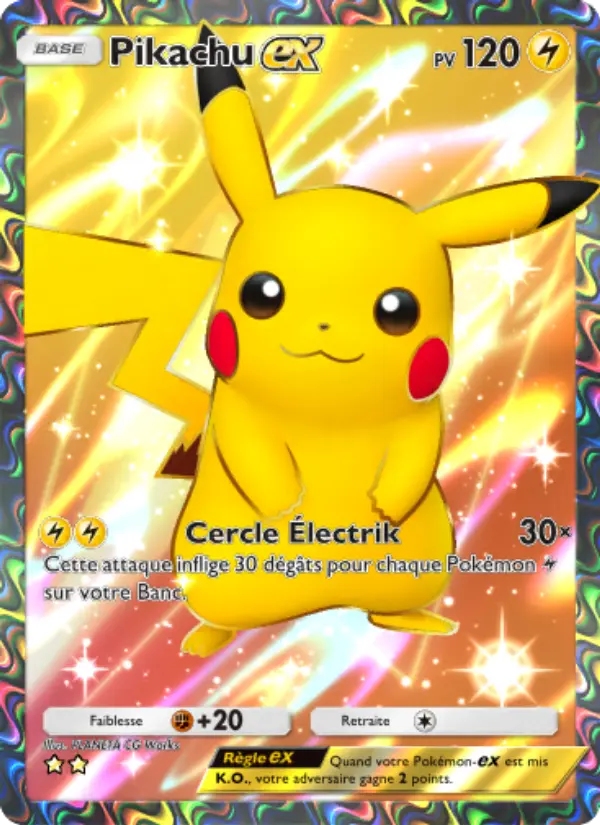 Carte Pokémon Pikachu-ex 259