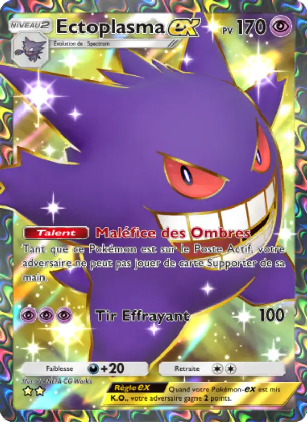 Carte Pokémon Ectoplasma-ex 261