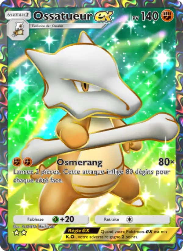 Carte Pokémon Ossatueur-ex 264