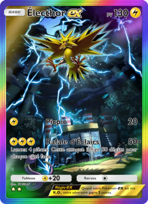 Carte Pokémon Électhor-ex 276