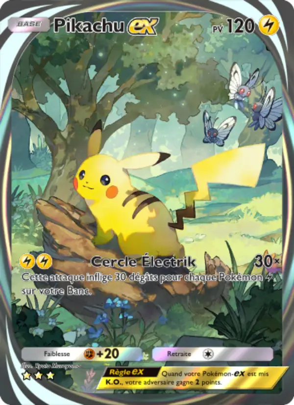 Carte Pokémon Pikachu-ex 281