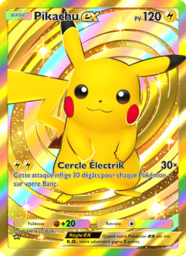 Carte Pokémon Pikachu-ex 285
