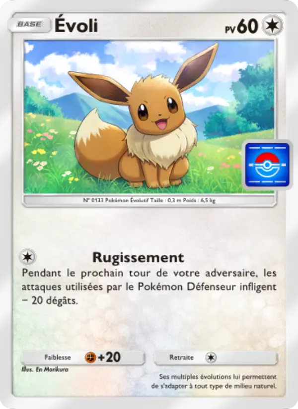 Carte Pokémon Évoli 030