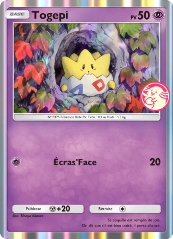Carte Pokémon Togepi 041