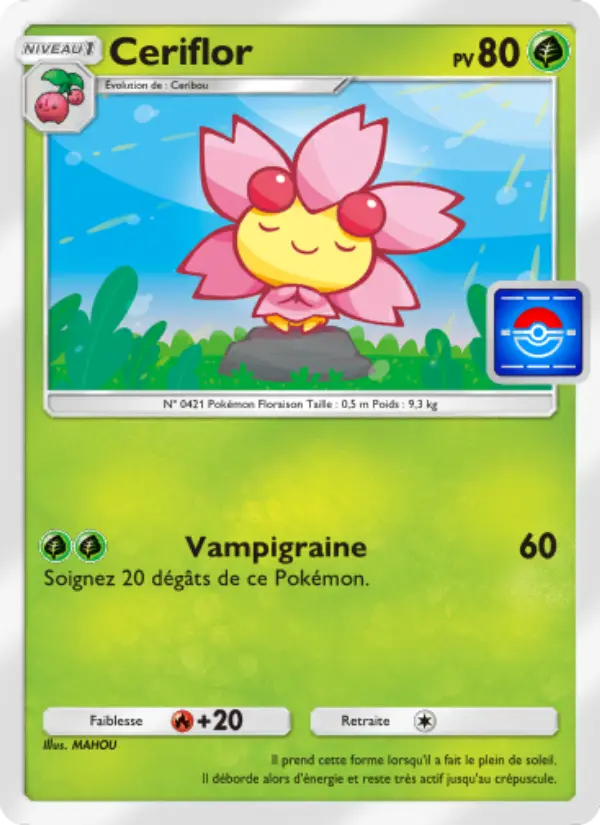 Carte Pokémon Ceriflor 043