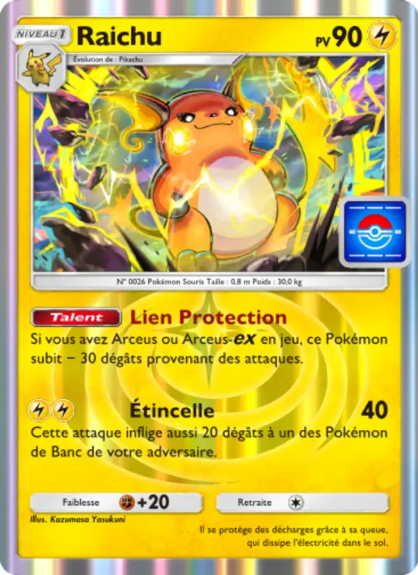 Carte Pokémon Raichu 044