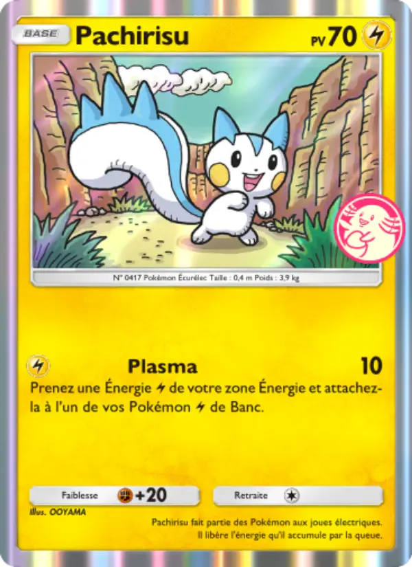 Carte Pokémon Pachirisu 058