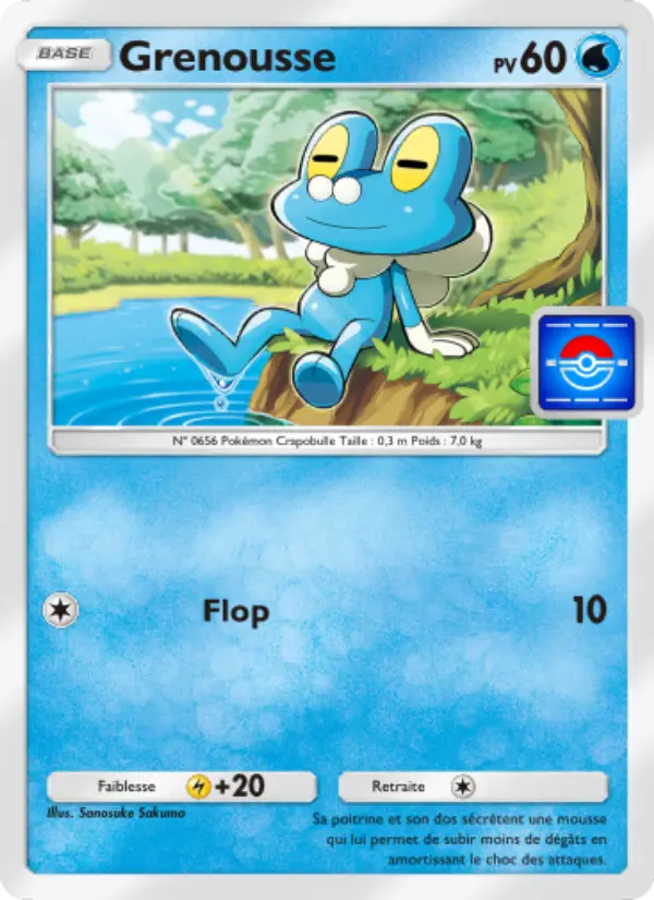 Carte Pokémon Grenousse 061