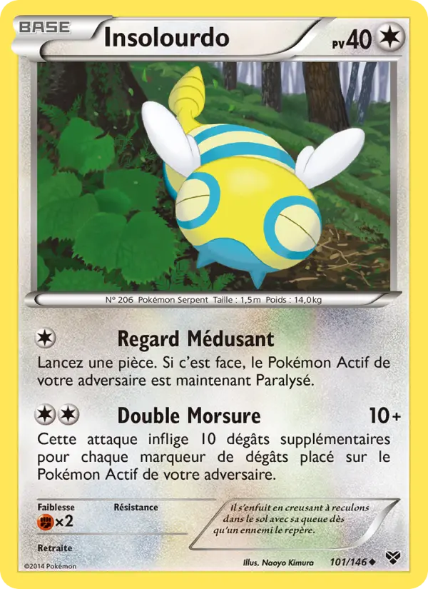 Carte Pokémon Insolourdo 101